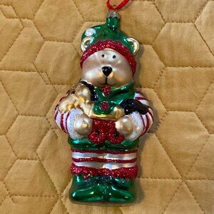 2001 Starbucks Bearista Elf Christmas Ornament